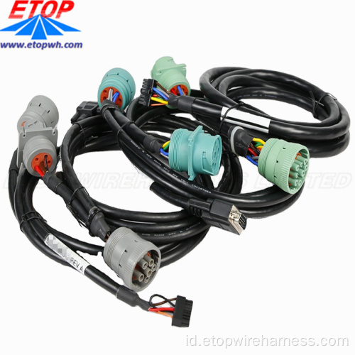 Kabel Adaptor Truk Diagnostik J1939 ke J1708